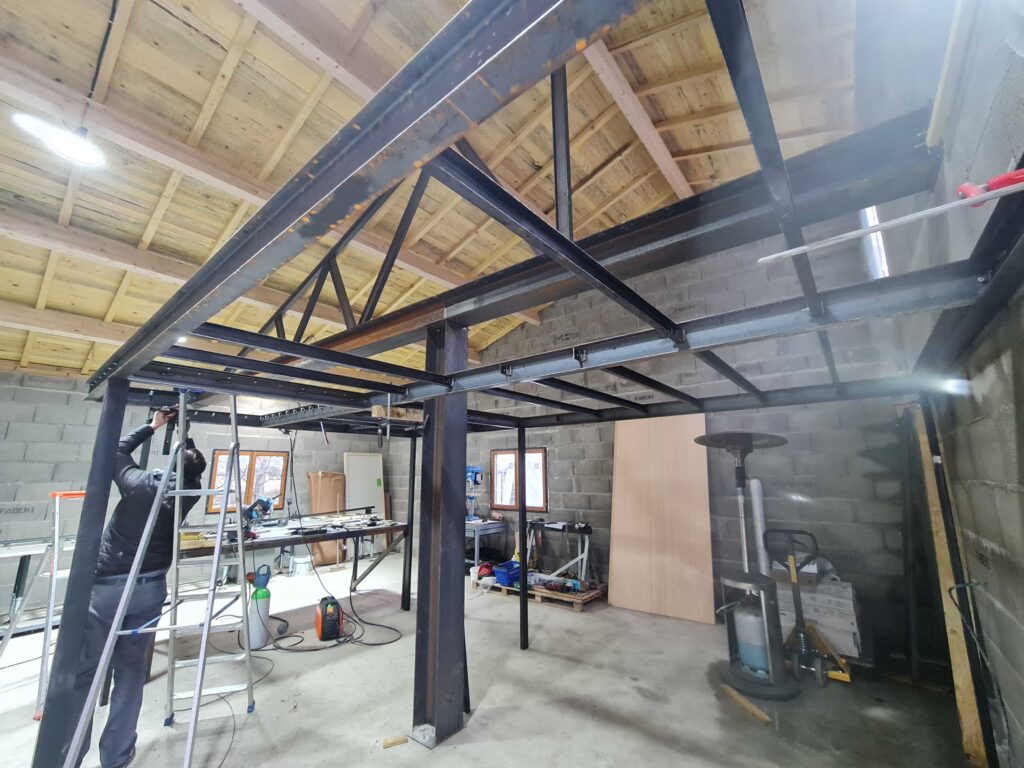 Creer Une Mezzanine Acier Atelier De La Dombes